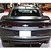 Pre-Painted Trunk Spoiler Compatible with 2010-2013 Chevy Camaro, ZL1 Style Painted Matte Black ABS Boot Lip Rear Spoiler Wing Add On Deck Lid Available by IKON MOTORSPORTS, 2011 2012