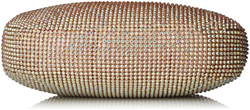 Jessica McClintock Women's Staci Mesh Wristlet Pouch, Light Gold Iridescent