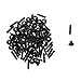 MagiDeal 50pcs 6mm Hole Black Plastic Push In Type Rivets Fastener Pin Clips ATV for Yamaha Suzuki