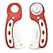 45mm Rotary Cutter with 7pc replacment 45mm Rotary Blade for Quilting Fabric and Arts & Crafts (Red)
