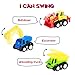 TOYMYTOY Pull Back Vehicles, 12-Pack Mini Construction Vehicles Race Car Toy Trucks for Kids Toddlers Boys Girls Pull Back and Go Car Toy Play Set