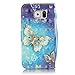 Firefish Galaxy S6 Case, Galaxy S6 Wallet Case, Stand Flip Folio Wallet Cover Shock Resistance Protective Shell with Cards Slots Magnetic Closure for Samsung Galaxy S6-Butterfly