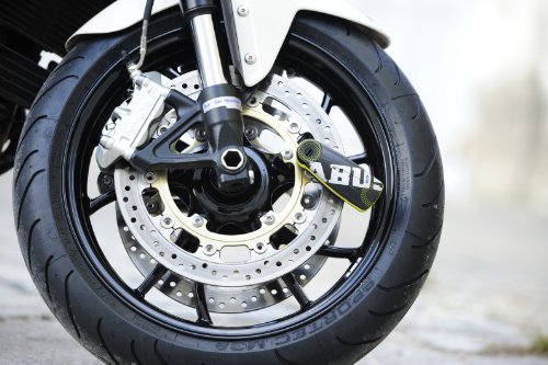 image for Abus Detecto 7000 RS1 pixel yellow - Motorcycle brake disc lock - 3D P