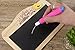 Etmact 30pcs Colored Plastic Blackboard Adjustable Chalk Clip Chalk Holder for Teachers Kids School Office Drawing Board, 5 color, 3.7