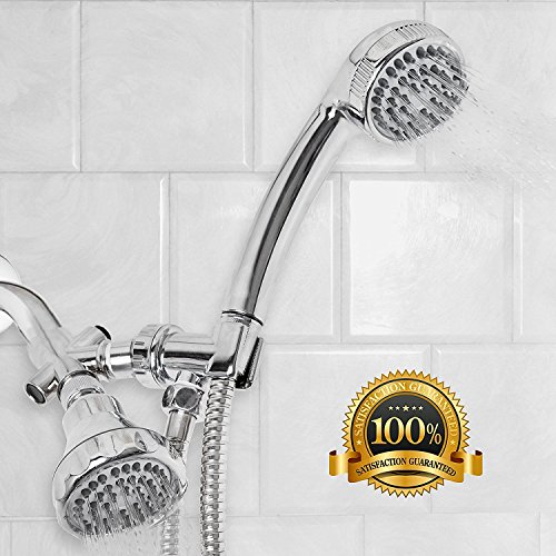 Sunbeam Head & Massager Shower Head, Chrome