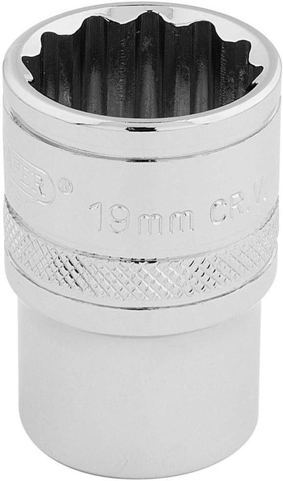 Draper Expert HI-TORQ 1/2" 19mm 12 Point Socket Chrome Vanadium