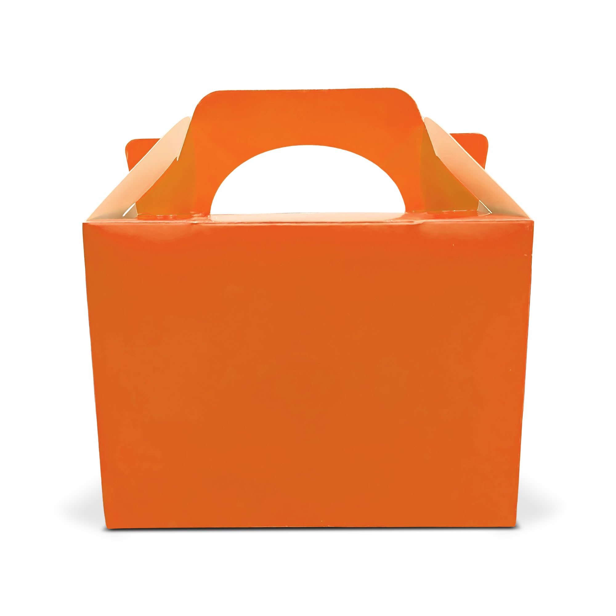 Lotus 50-Pack Kids’ Party Favor Boxes–Stylish Orange Treat Containers for Birthdays, Halloween, Picnics & Fun Celebrations| Perfect for Loot Box & Party Favors| Eye-Catching for Any Occasion (Orange)