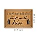 Joelmat I Hope You Brought Tito's Entrance Non-Slip Indoor Rubber Door Mats for Front Door/Bathroom/Garden/Kitchen/Bedroom 23.6