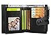 YALUXE Women's RFID Blocking Small Compact Leather Wallet Ladies Mini Purse with ID Window Black