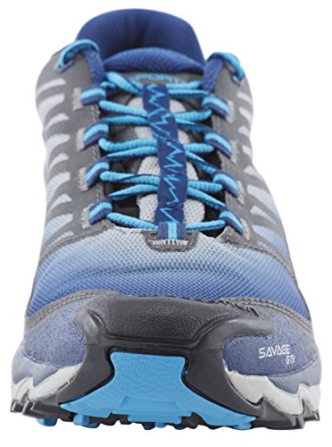 La Sportiva M Savage GTX - Blue / Grey - EU 40.5 / UK 7 / US 8 - Wasserdichter Gore-Tex Herren Trail-Running Schuh