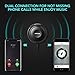 Mpow Bluetooth 4.1 Receiver with Built-in Noise Isolator, Hands-Free Car Kits & Bluetooth Aux Car Adapter with Dual USB Car Charger & 3M Magnetic Mounting Base for Car Audio System (G-3 for MBR2)