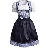 Gaudi-leathers Women's German Dirndl Dress Costumes for Bavarian Oktoberfest Carnival Halloween