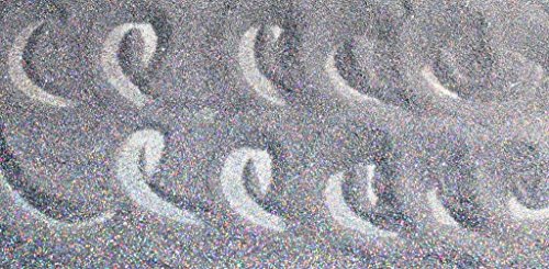 Silver, Extra Fine Holographic Glitter 1/128, 4oz Shaker Bottle