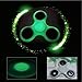Taold Tri-Spinner Fidget Toy Glow In the Dark EDC Focus Relieves Anxiety Toys with Ceramic Bearing
