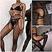 Oksale Womens Open Srotch Net Fishnet Bodystockings Drill Pantyhose Tights Stockings (Black)