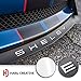 Haru Creative - Front Splitter Lip Hood Grille Letter Insert Overlay Vinyl Decal Compatible with and Fits Mustang Shelby GT350 2015-2018 - Gloss White