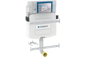 DURAVIT Geberit 109.304 Sigma 0.8/1.6 GPF Dual Flush Concealed Tank for Floor Mounted Toilets - N/A