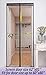 TheFitLife 62''x81'' Magnetic Screen Door Fits Doors up to 60''x80'' Max Full Frame Hook and Loop Heavy Duty Mesh