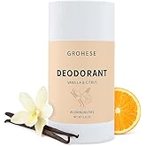 Tallow Deodorant Stick – Whole Body Deodorant for Men & Women | Natural Antiperspirant with Grass-Fed Beef Tallow | Aluminum-Free, Non-Toxic | Invisible Solid | Mini Size Available | Vanilla + Citrus