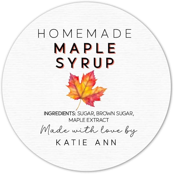 amazon-com-maple-syrup-jar-labels-that-read-100-pure-maple-syrup-with-a-maple-leaf-2-inch-40-labels-home-kitchen for Free Printable Maple Syrup Labels Amazon.com: maple syrup jar labels that read