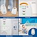 VTech DM111 Audio Baby Monitor with up to 1,000 ft of Range, 5-Level Sound Indicator, Digitized Transmission & Belt Clip (Renewed)