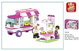 Sluban Building and Construction Blocks M38-B0155 Snack Car Building Block Construction Set (102 Piece)