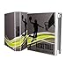 Unikeep Basketball Themed Trading Card Collection Binder Complete With 10 Nine Pocket Trading Card Pages. Fully Enclosed Case with a Locking Latch to Keep Cards Secure (Shadow, Poly Ring)