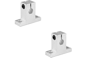 XIAOSHI 2-Pack Shaft Holder for Vertical Linear Shaft Support - CNC SK8 Aluminum Alloy Wellenhalter