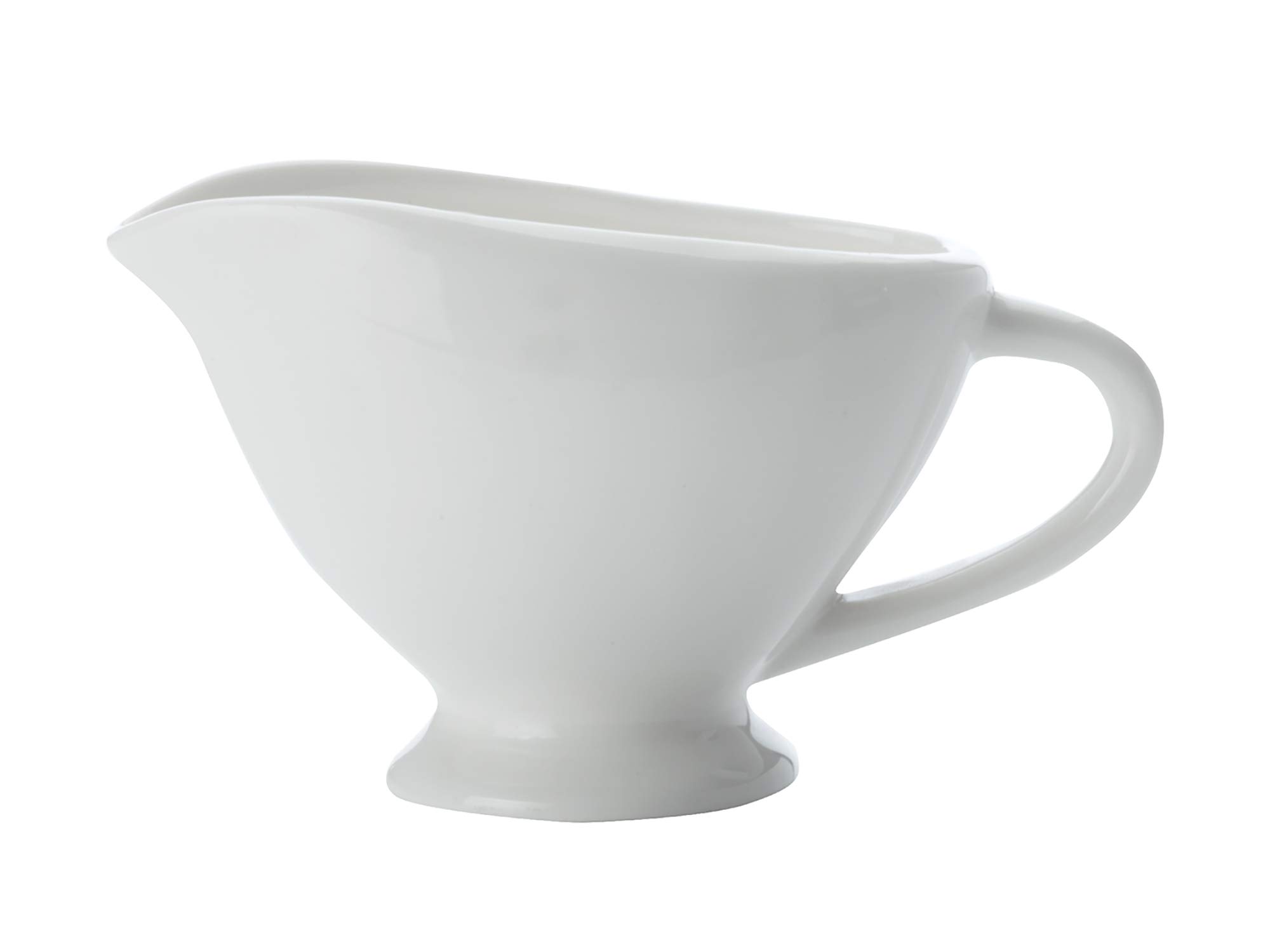 Maxwell & Williams White Basics Sauce Boat, 75ml, Porcelain