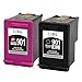 LxTek Remanufactured Ink Cartridge Replacement For HP 901 901XL With Ink Level (1 Black|1 Tri-Color) CC654AN CC656AN High Yield