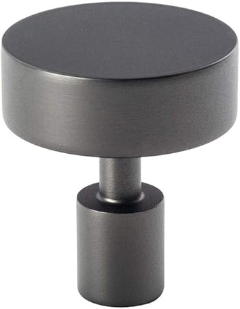 Lew S Hardware 71 001 Black Solid Stainless Steel Cabinet Knobs Disc Knob Amazon Com