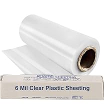 Amazon.com: Rocky Mountain Goods 6 Mil 10' x 100' Clear Plastic ...