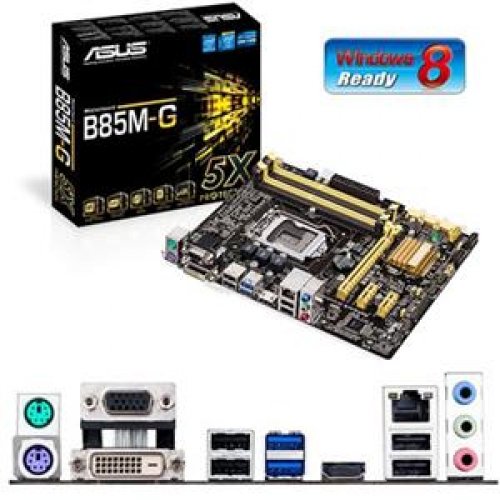 ASUS Micro ATX DDR3 1600 LGA 1150 Motherboard B85M-G