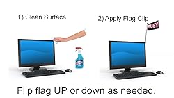 Do Not Disturb Desk Flag with Flag Up Flag Down 360
