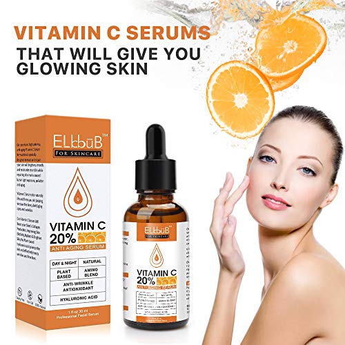 Vitamin C Serum, antiwrinkleantiaging, contains hyaluronic acid