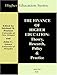 The Finance of Higher Education: Theory, Research, Policy and Practice
