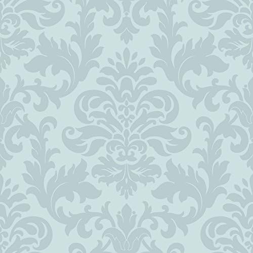 Rasch Damask Wallpaper Glitter Effect Sparkle Shiny Modern Duck Egg