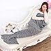 YUSHOP Adults Womens Crochet Knitted Mermaid Tail Blankets, Bedroom Sofa Sleeping Bags Blanket #08