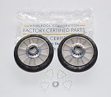 PART # 349241T OR AP3098345 GENUINE FACTORY OEM DRYER DRUM SUPPORT ROLLER KIT FOR WHIRLPOOL KENMORE AND ROPER