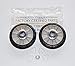 PART # 349241T OR AP3098345 GENUINE FACTORY OEM DRYER DRUM SUPPORT ROLLER KIT FOR WHIRLPOOL KENMORE AND ROPER