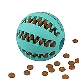 Aidle Interactive Dog Toys,Toy IQ Ball Non-Toxic Dog Chew Toy for Pet IQ Training/Playing/Chewing,Durable Feed Training Tooth Cleaning Ball with Safe Size 2.8