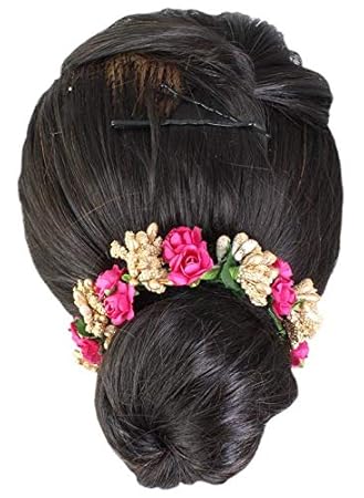 Buy Hair Bun Accessories Hot Pink Online At Low Prices In India