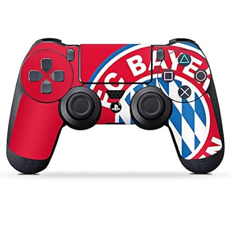 DeinDesign Aufkleber Skin Folie für Sony Playstation 4 Controller PS4 Controller Schutzfolie FCB Fanartikel Merchandise FC Ba