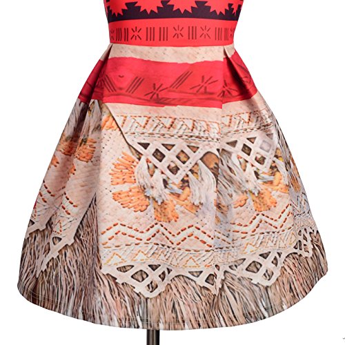 Dressy Daisy Girls Dress Up Princess Moana Costumes Adventure Outfit Halloween Costume Size 8/10