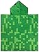 Minecraft Creeper Super Soft & Absorbent Kids Bath/Pool/Beach Hooded Towel, Featuring Creeper - Fade Resistant Cotton Terry Towel, Measures 22 inch x 22 inch (Official Minecraft Product)