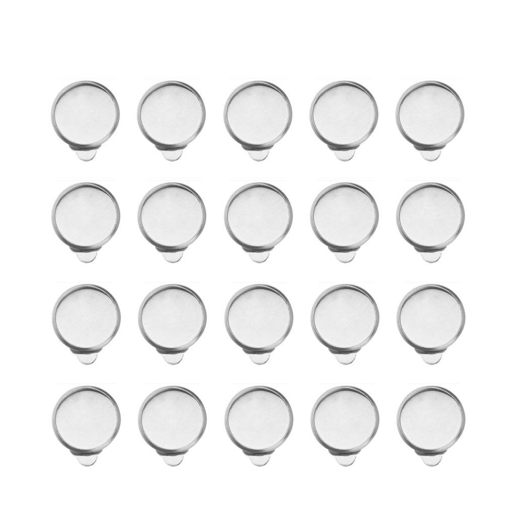 HEALLILY 50pcs Earring Cabochon Settings Clip on Earring Findings 12MM DIY Round Tray Earring Jewelry Making Crafts Accessories (Silver)