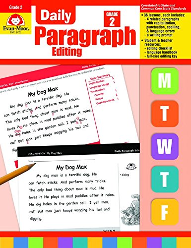 Daily Paragraph Editing, Grade 2