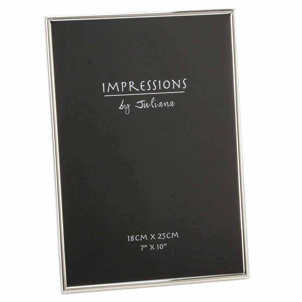 Impressions Silverplated Oblong Thin Modern Stylish Photo Frame 7 x 10 inch silver 8156710_SML