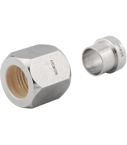 Raccordi Idraulici 6 Dadi Per Tubo JIC 3/8 Femmina (filetti 9/16 - Foto 6