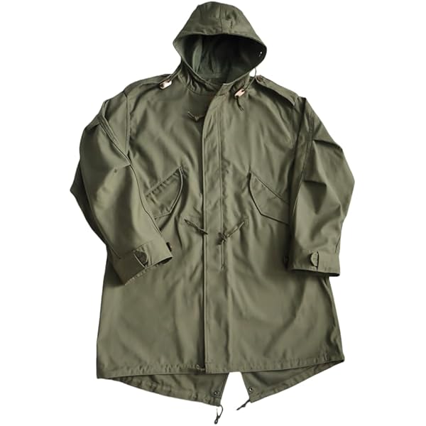 M51 M1951 Parka Men's Outdoors Windbreaker Fishtail Coat (S) at